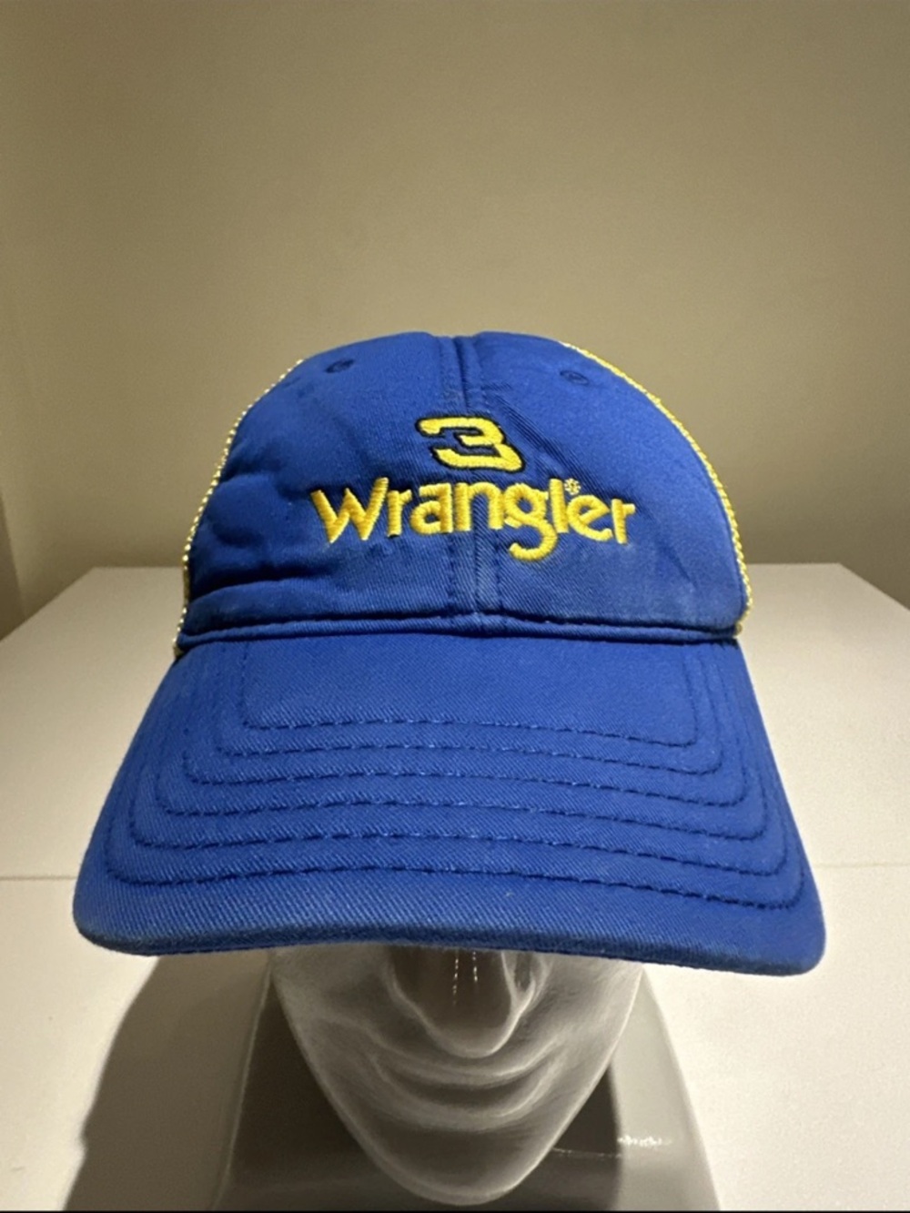 Wrangler Royal Blue Cap with Yellow Logo
